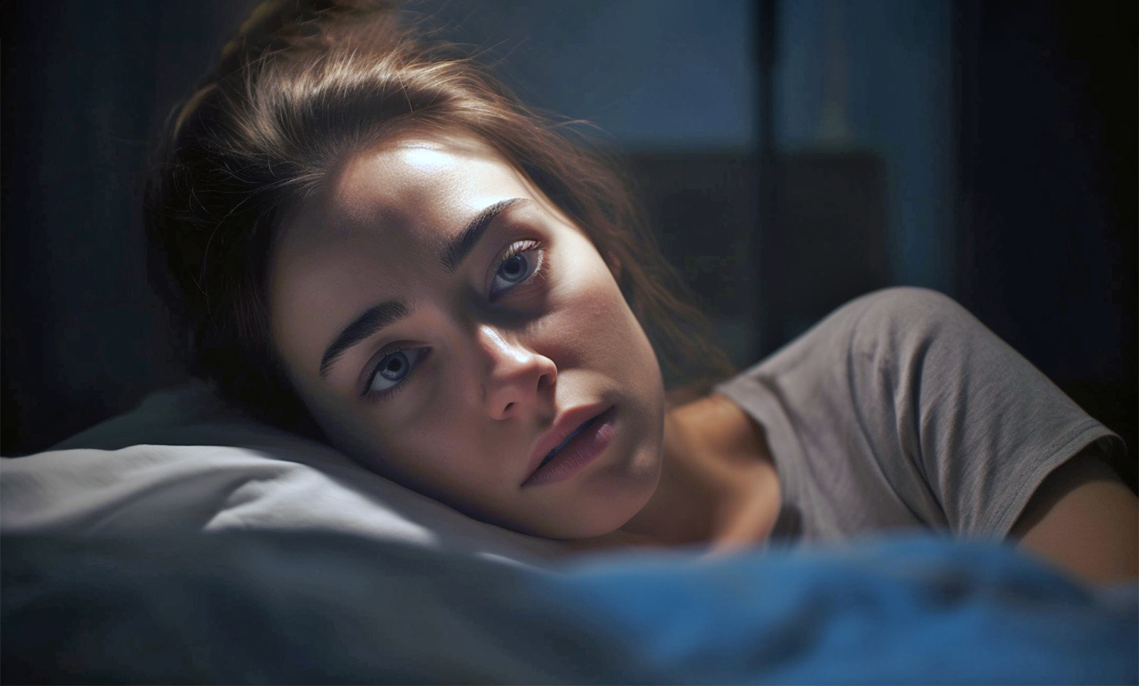 Девушка в состоянии глубокой депрессии