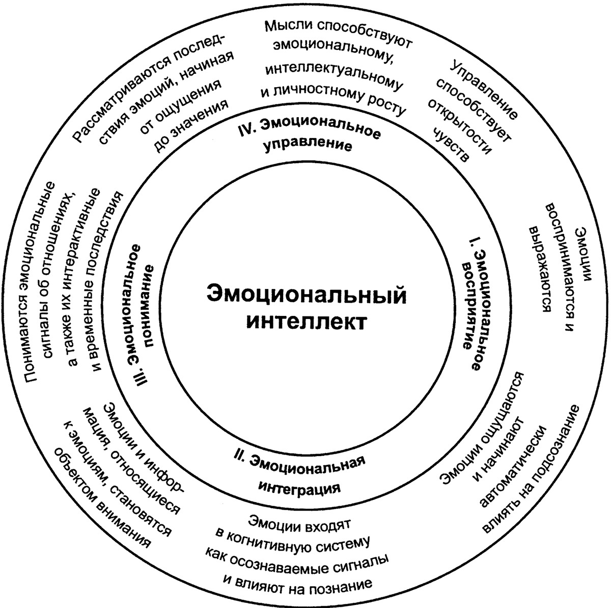 Круговая модель эмоционального интеллекта