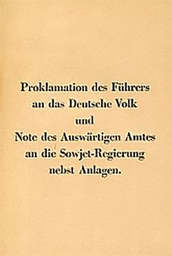 ��������� �. ������� � ����������� ������ 22 ���� 1941 ����