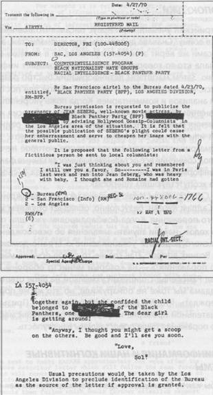 ��������� ��� Cointelpro, ������������ ������������ �������